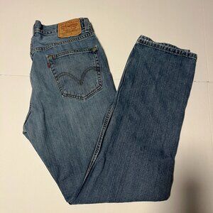 Levi's men's Regular Fit 505 jeans size 34x34 *small stains on front